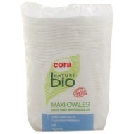 Cora nature bio maxi ovales coton x40