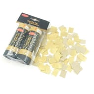 Lot de 2 canons à confettis dorés papier 11cm