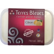 Terres Bleues Sorbet citron jaune 750ml - 485g