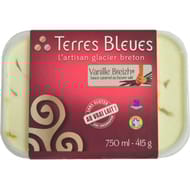 Terres Bleues Crème glacée vanille Breizh 750ml - 415g