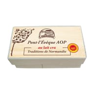 Pont l'évêque au lait cru aop 180g traditions de Normandie
