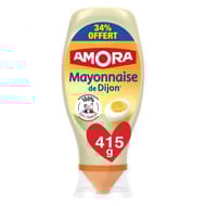 Amora mayonnaise de Dijon flacon souple 415g offre spéciale