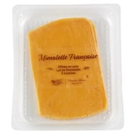 Mimolette jeune barquette 112g frais emballé