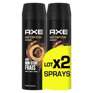 Axe déodorant bodyspray Dark Temptation lot 2x200ml