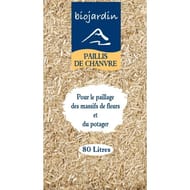 Paillis de chanvre biojardin 80 litres