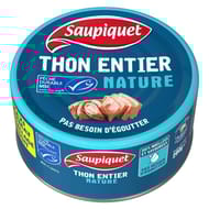 Saupiquet thon entier naturer msc 280g