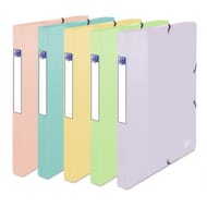 Oxford boite school lif opaque 24x32 d25 pp assorti pastel