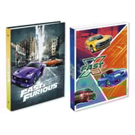 Fast and furious classeur 4 anneaux 210x297 dos 40mm assortis
