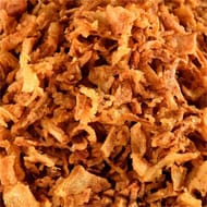 Juste bio oignons frits bio