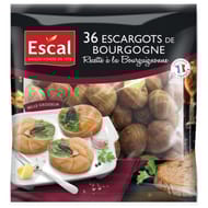 Escal 36 escargots de bourgogne à la bourguignonne 267g