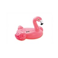 Flamant rose à chevaucher