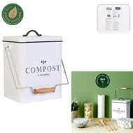 Poubelle de compostage métal 5l