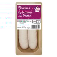 Boudin blanc ancienne nature au porto 2x125g