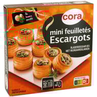 Cora 16 mini feuilletés escargots au beurre persillé 170g