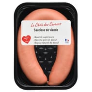 Saucisse de viande bn fe 320g