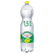 Cristaline eau de sources gazéifiée aromatisée au citron 1.5L