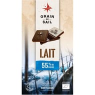 Grain de Sail Tablette chocolat lait intense en cacao bio - 100g