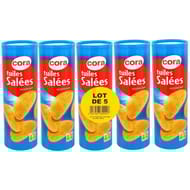 Cora tuiles goût sel 5 x 170g