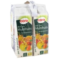 Cora pur jus multifruits brique 4 x 1l
