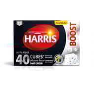 Harris 40 cubes allume-feu sans odeur boost