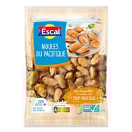 Escal chairs de moules décoquillées cuites asc 800g