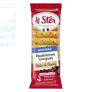 Le ster madeleines longues pépites de chocolat x20 250g