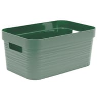 Eda bac de rangement stone vert laurier 6l