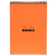 Rhodia bloc reliure intégrale microperforé a4 160 pages 5x5 orange