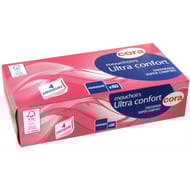 Cora mouchoirs boite 4 plis x80