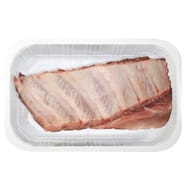Demi travers de porc en morceaux