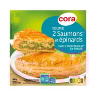 Cora tourte saumon épinard 500g