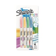 Sharpie s-note chisel marqueur à pointe biseautée assortis x4