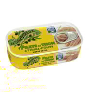Le savoureux 1/6 filets de thon pêche responsable à l'huile d'olive vierge extra 115g