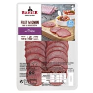 Bahier filet mignon fumé tranché au poivre 100g