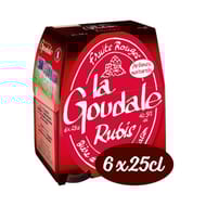 La Goudale rubis pack 6x25cl Vol.5%