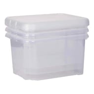 Eda lot de 3 boites de rangement funny box 18l naturel
