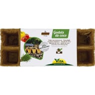5 plaques 10 godets carres 5 cm