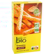 Nature bio gressins sésame bio 125g