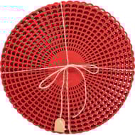 Set de table 32cm ajoure en feutrine rouge