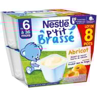 Nestlé p'tit brassé abricot 8x100g