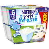 Nestlé p'tit brassé poire 8x100g
