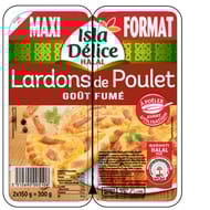 Isla Délice lardon de poulet goût fumé maxi format 300g