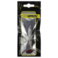 Leurre souple 8cm et hameçon plombé gris