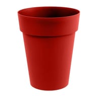 Vase toscane mi haut diam 44x53cm rouge rubis