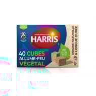 Harris 40 cubes allume-feu 100% naturels fsc