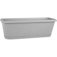 Eda jardinière Chorus 50 cm avec plateau clipsé - gris béton
