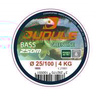 Nylon vert black bass 250m 25/100 dudule