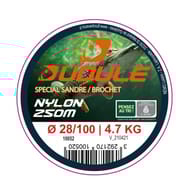 Nylon transparent sandre/brochet 250m 30/100 dudule