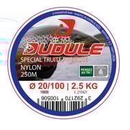 Nylon transparent truite perche 250m 20/100 dudule
