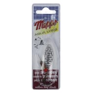 2 cuillers rainbo facette argent n°3 mepps